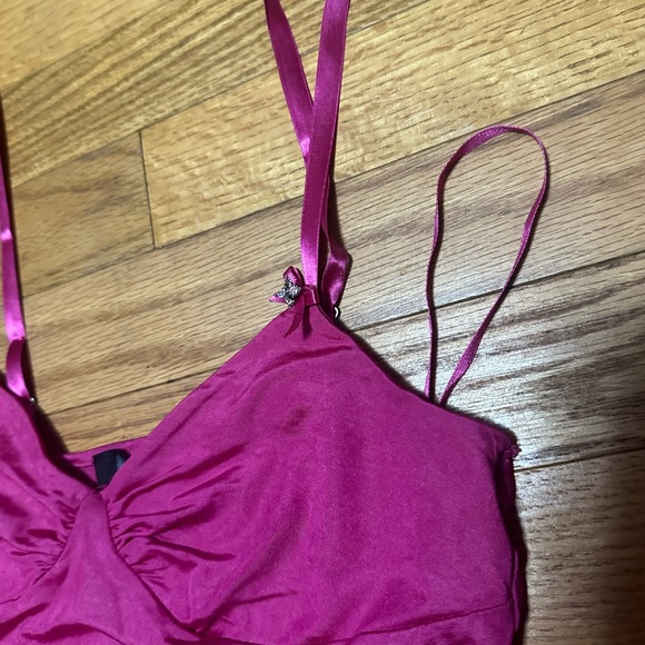 Y2K Express Fuchsia Cami Top - Picture 2 of 5